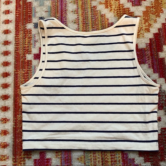 2/$25! BP. Cropped Striped Tank Top - Picture 2 of 5